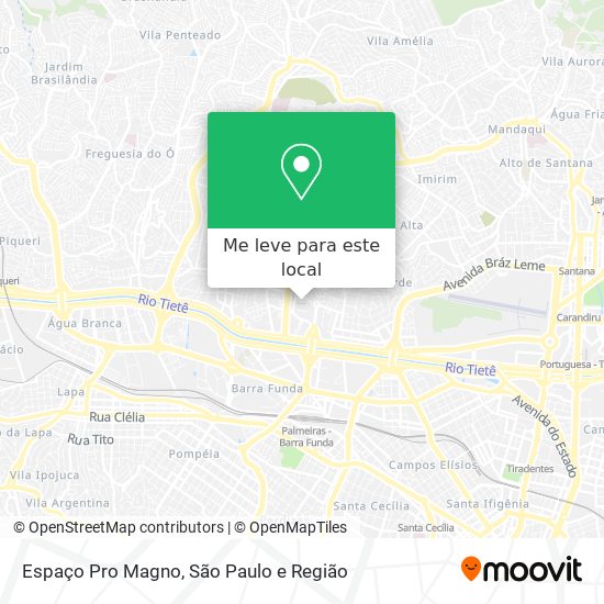 Espaço Pro Magno mapa