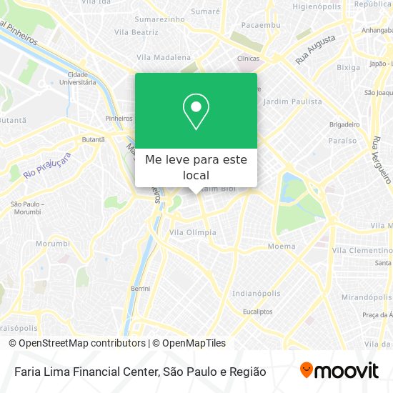 Faria Lima Financial Center mapa