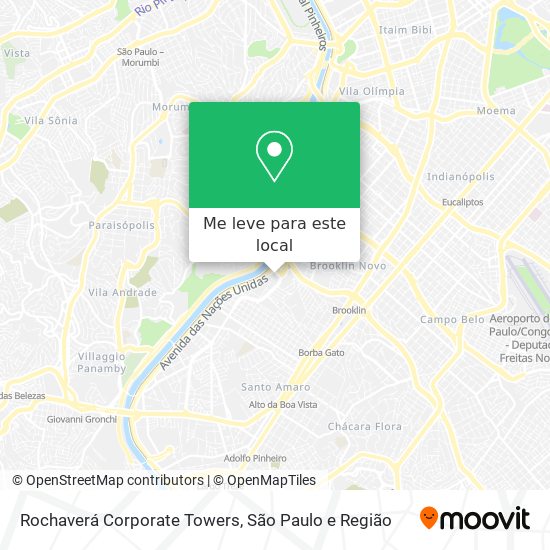 Rochaverá Corporate Towers mapa
