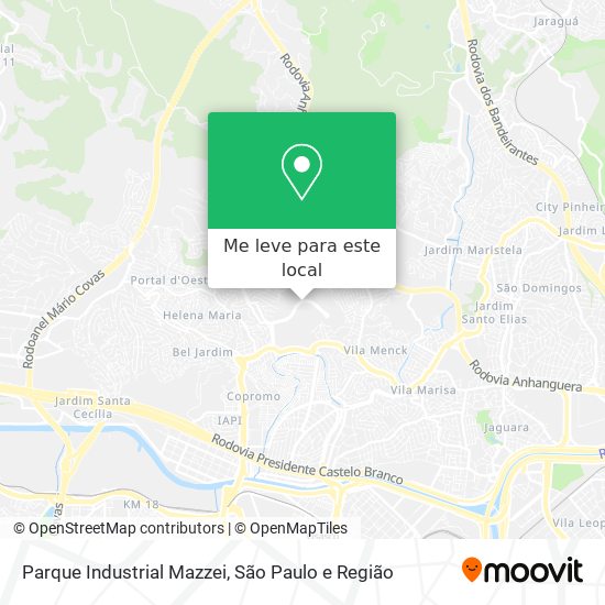 Parque Industrial Mazzei mapa