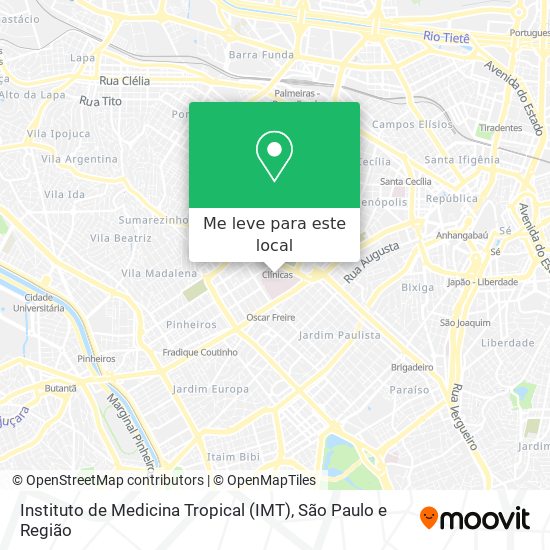 Instituto de Medicina Tropical (IMT) mapa