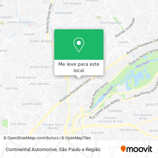 Continental Automotive mapa