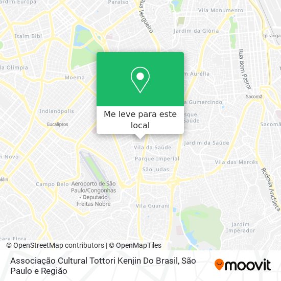Associação Cultural Tottori Kenjin Do Brasil mapa