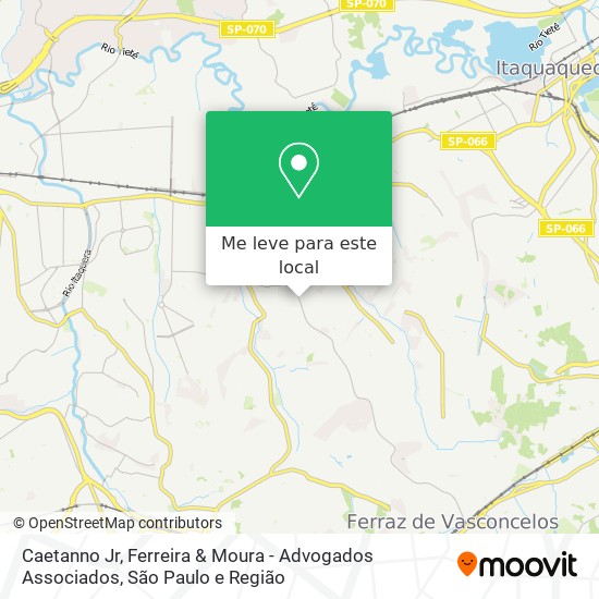 Caetanno Jr, Ferreira & Moura - Advogados Associados mapa
