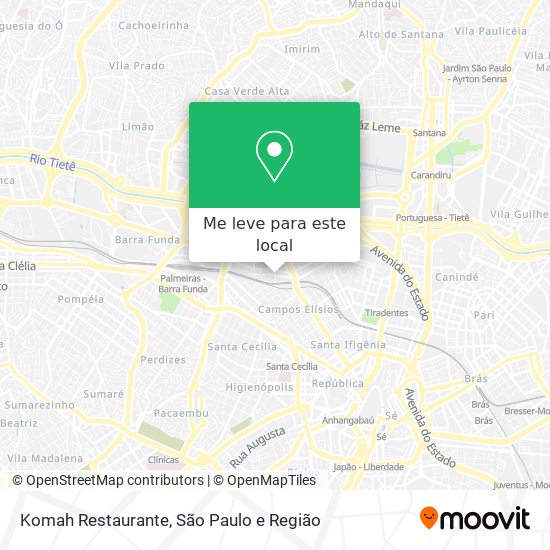 Komah Restaurante mapa
