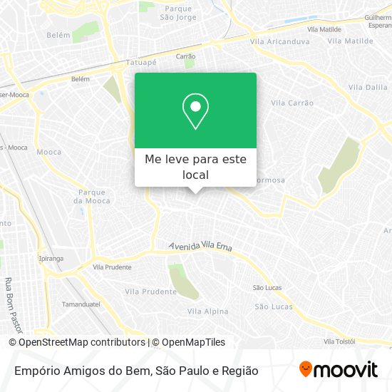 Empório Amigos do Bem mapa