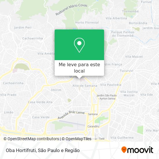Oba Hortifruti mapa