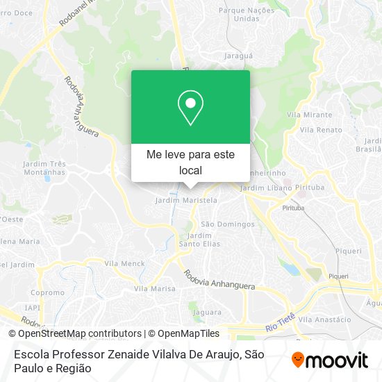 Escola Professor Zenaide Vilalva De Araujo mapa