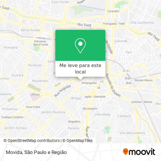 Movida mapa