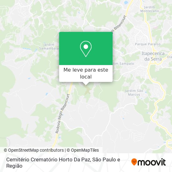 Cemitério Crematório Horto Da Paz mapa