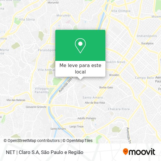 NET | Claro S.A mapa