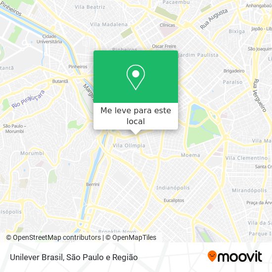 Unilever Brasil mapa