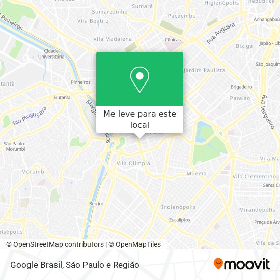 Google Brasil mapa