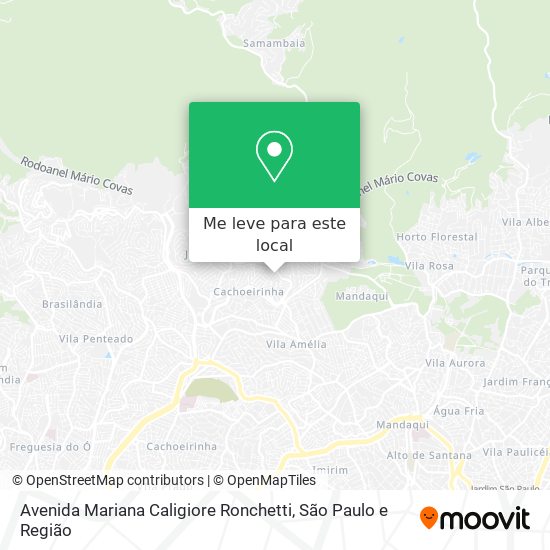Avenida Mariana Caligiore Ronchetti mapa