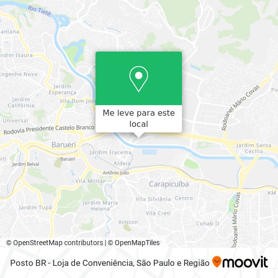 Posto BR - Loja de Conveniência mapa