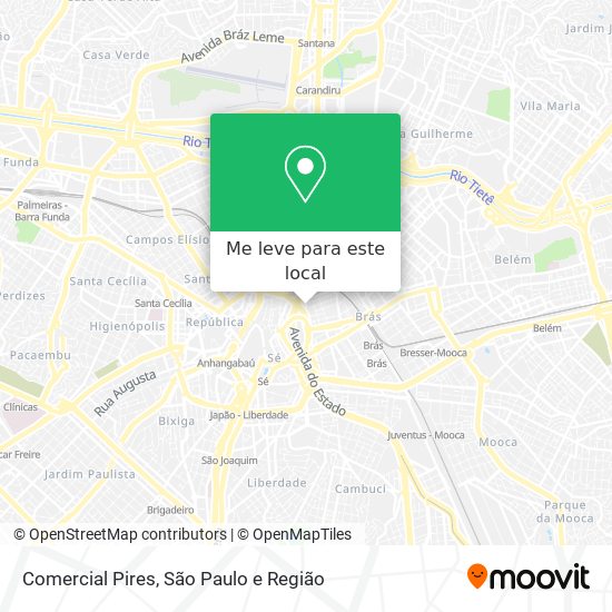 Comercial Pires mapa