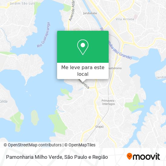 Pamonharia Milho Verde mapa