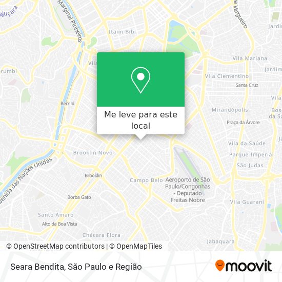 Seara Bendita mapa