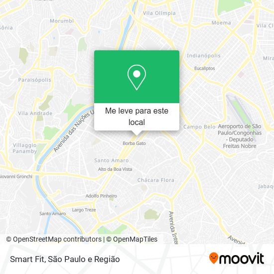 Smart Fit mapa