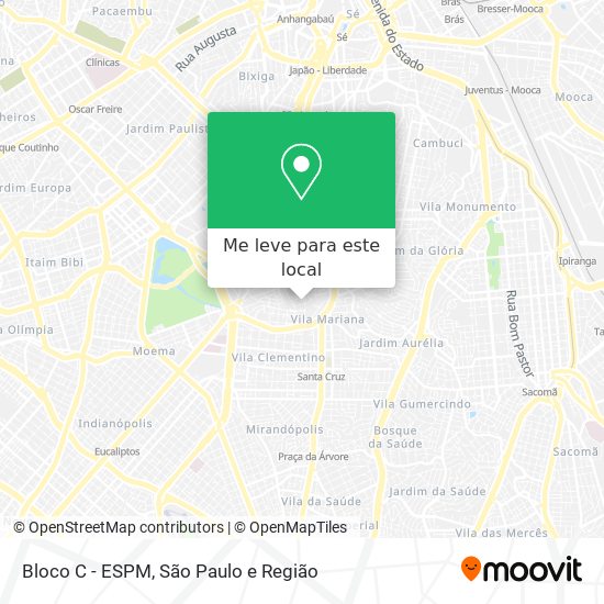 Bloco C - ESPM mapa