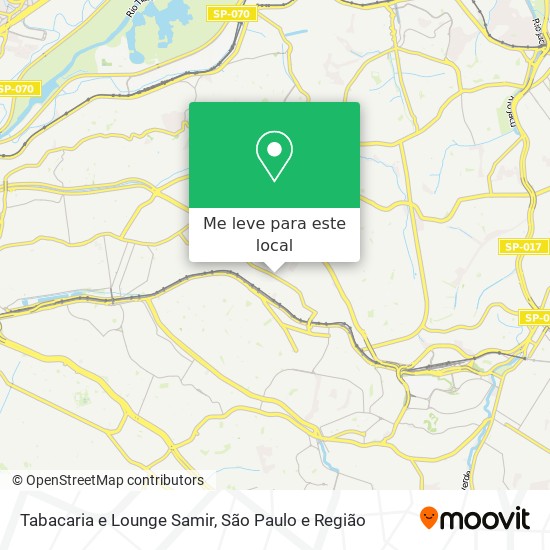 Tabacaria e Lounge Samir mapa
