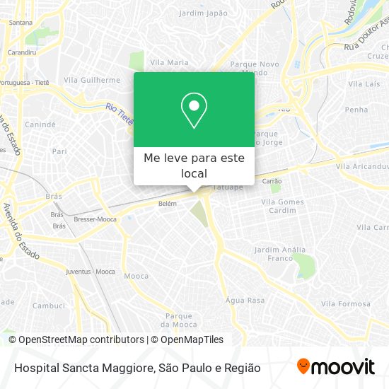 Hospital Sancta Maggiore mapa