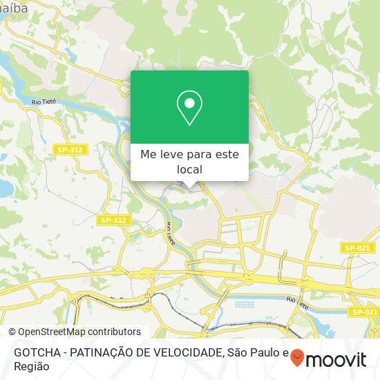 GOTCHA - PATINAÇÃO DE VELOCIDADE mapa