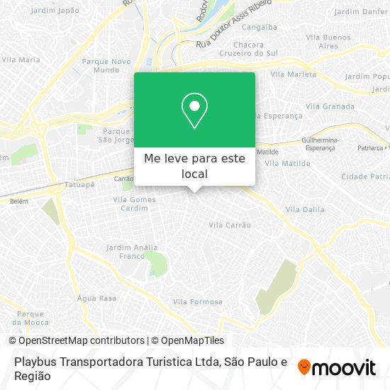 Playbus Transportadora Turistica Ltda mapa