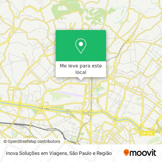 Inova Soluções em Viagens mapa