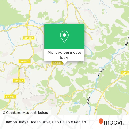Jamba Judys Ocean Drive mapa