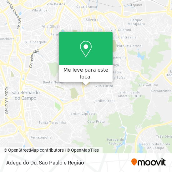 Adega do Du mapa