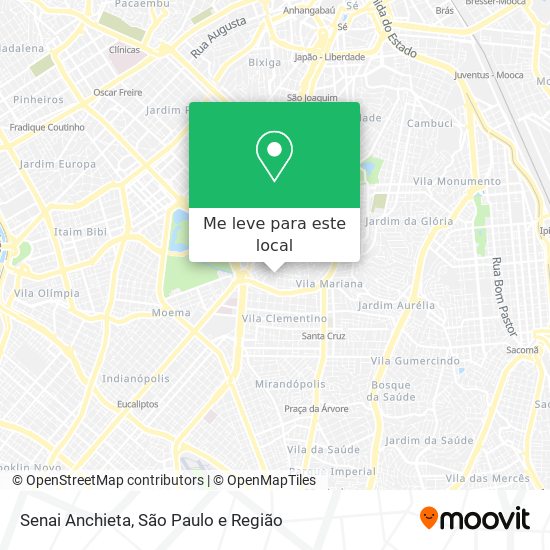 Senai Anchieta mapa