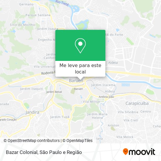 Bazar Colonial mapa