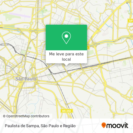 Paulista de Sampa mapa