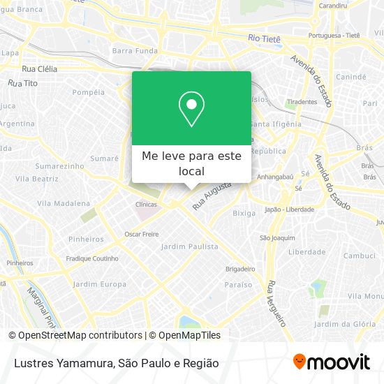 Lustres Yamamura mapa