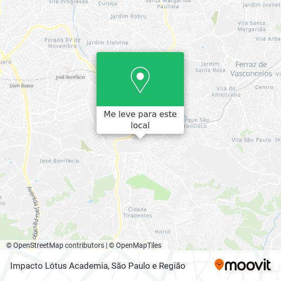 Impacto Lótus Academia mapa