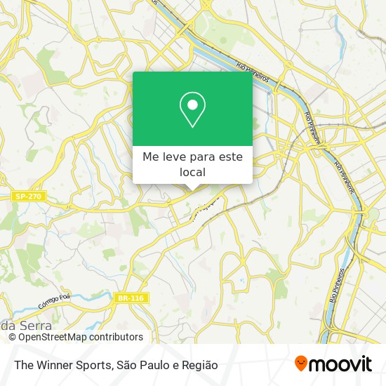 The Winner Sports mapa
