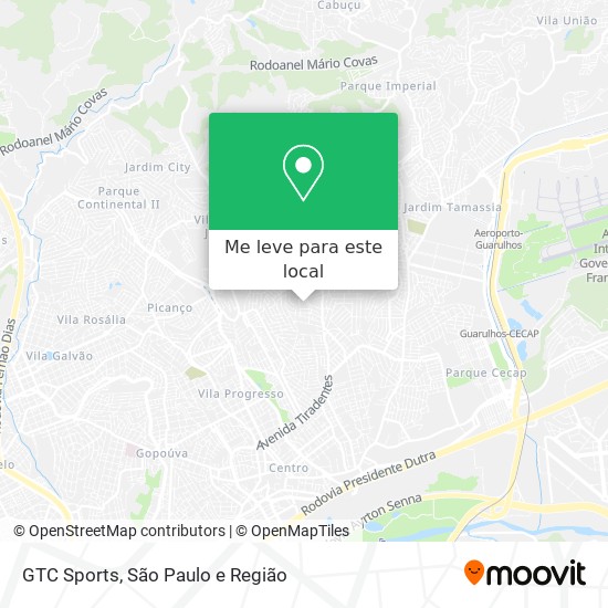 GTC Sports mapa