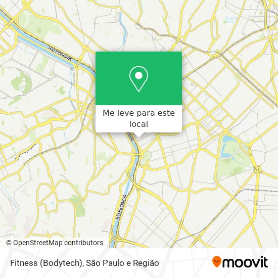 Fitness (Bodytech) mapa