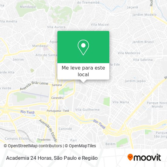 Academia 24 Horas mapa