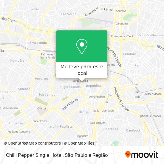 Chilli Pepper Single Hotel mapa
