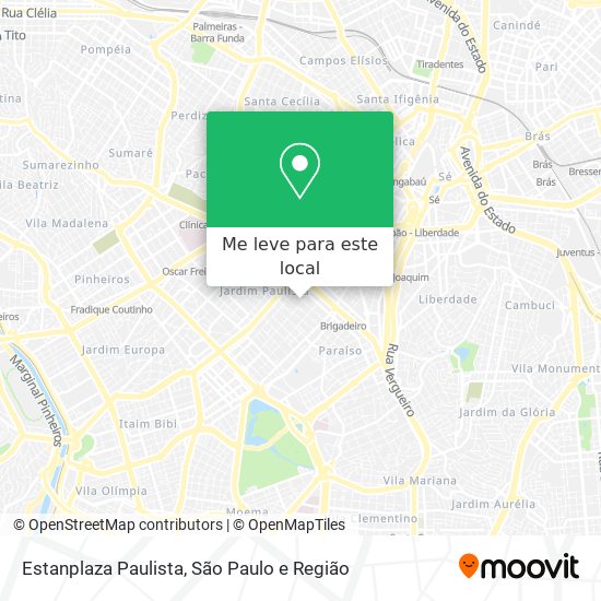 Estanplaza Paulista mapa