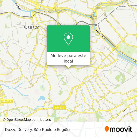 Dozza Delivery mapa