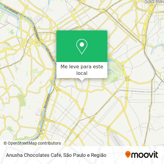 Anusha Chocolates Café mapa