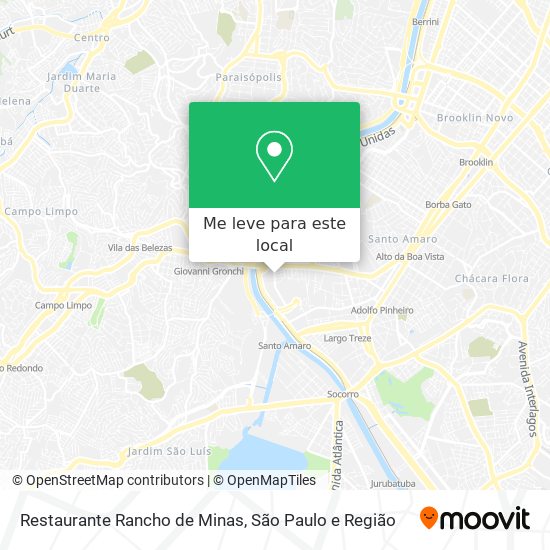 Restaurante Rancho de Minas mapa