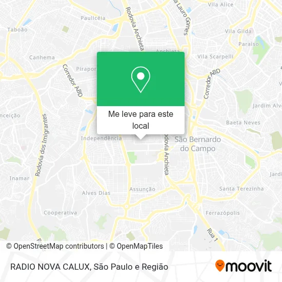 RADIO NOVA CALUX mapa