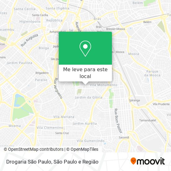 Drogaria São Paulo mapa