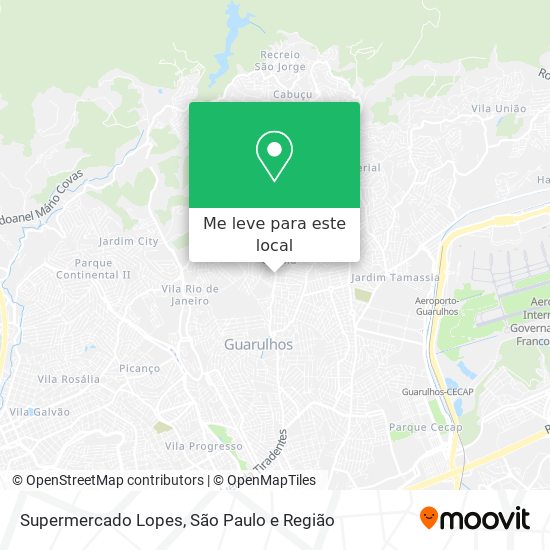 Supermercado Lopes mapa