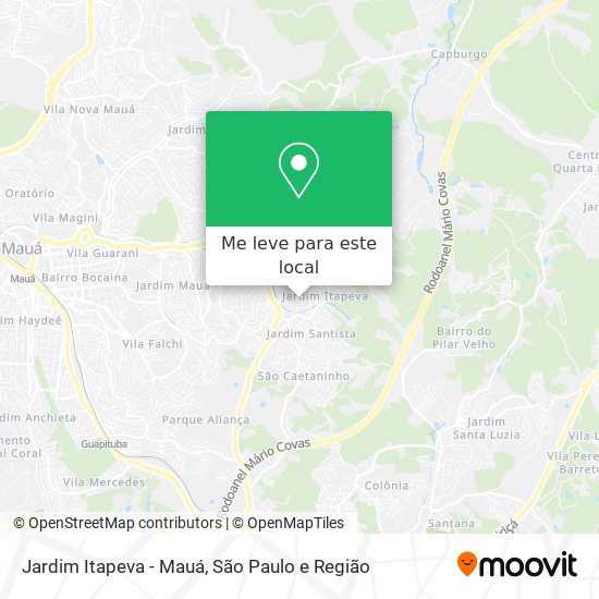 Jardim Itapeva - Mauá mapa