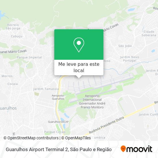 Guarulhos Airport Terminal 2 mapa
